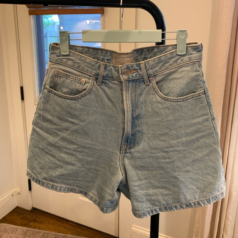 Everlane denim shorts